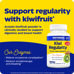 Kiwi Regularity label detail highlighting 4-in-1 support