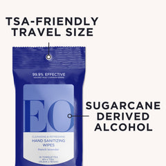 Close-up of resealable EO wipes highlighting easy on-the-go cleansing.