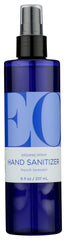 EO Organic French Lavender Hand Sanitizer Spray bottle, portable and quick-drying with a calming lavender scent.