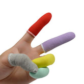 EORTA random color cotton finger cots provide breathable protection for daily tasks.