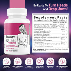 Booty Gainer Pro capsules close-up for daily use