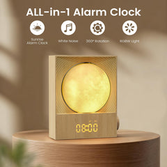 Epochleno sunrise alarm clock bedside setup demonstrates easy placement for stress-free mornings.