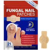 Eqimznv 21Pcs fungal nail patches pack safely protects and treats damaged nails