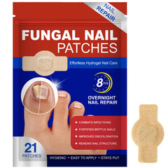 Eqimznv 21Pcs fungal nail patches pack safely protects and treats damaged nails