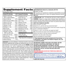 Equate Mature Adult 50+ packaging communicates metabolism support benefits.