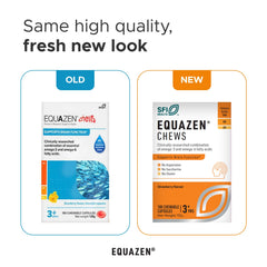 Equazen Eye Q Chews strawberry flavour close-up, tasty daily nutrition for focus.