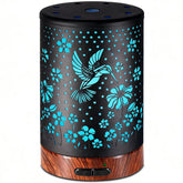 EQUSUPRO metal-cover diffuser with hummingbird pattern for modern decor.