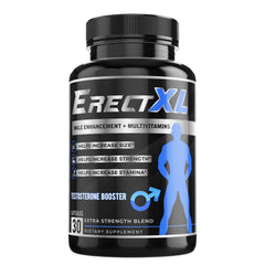ErectXL multivitamin bottle supports daily vitality and overall wellness.