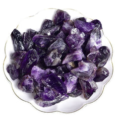 Erliway amethyst rough stone large crystal suitable for tumbling and jewelry