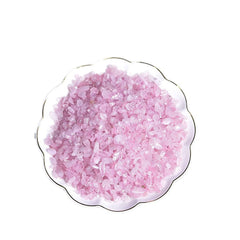 Erliway cuarzo rosado pedacitas 7-9mm para decoración y creación de joyería