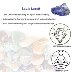 Erliway Lapis Lazuli wire-wrapped-stone ideal for custom pendants and statement pieces.