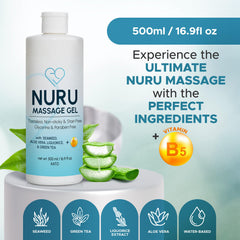 EROTICGEL Nuru Massage Gel silky texture adjustable with water for a smooth massage.