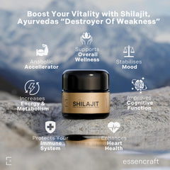 Stirring Essencraft resin into tea for balanced energy and focus.