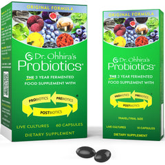 Essential Formulas Dr Ohhira's Original bottle front for daily probiotic support.