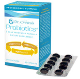 Essential Formulas Dr. Ohhira's Probiotics bottle shows mature fermentation and gut support.