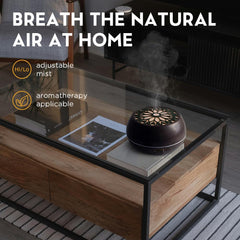 Ultrasonic diffuser operates quietly for focused relaxation
