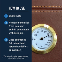 Aplicación fácil de PG de Essential Values para humidor, uso limpio y versátil.