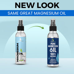 Pouring the EssentiallyBased magnesium spray for skin application
