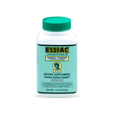Essiac Genuine Tea Powder bottle displays the original formula for daily antioxidant support.