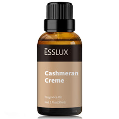 ESSLux Cashmeran Creme 30ml bottle pour demonstrates precise aroma control for diffusers.