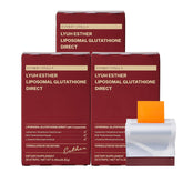 ESTHER FORMULA Liposomal Glutathione Strips lemon flavor packaging highlights premium on-the-go wellness