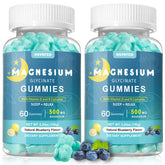 Esverco Magnesium Glycinate Gummies bottle front with natural strawberry flavor.