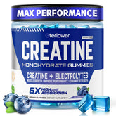 eterlower Creatine Monohydrate Gummies bottle—easy daily energy for workouts