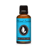 Eternal Essence Oils Blue Cotton Candy bottle for premium candle and soap making.