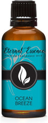 Eternal Essence Oils Ocean Breeze 30ml bottle showcased for candles and diffusers