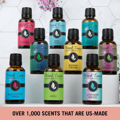 Ocean Breeze fragrance being added to a diffuser application