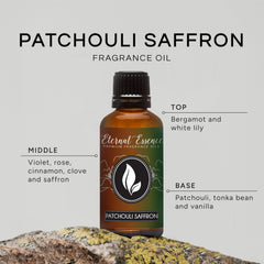 Eternal Essence Oils Patchouli Saffron diffuser use to enhance room aroma.