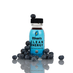 Ethan's energy shot being poured for a quick morning boost.