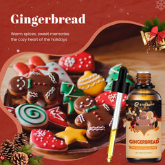 Ethlauff Gingerbread essential oil used in candle making for festive fragrance