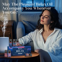 Ethlauff Relax Diffuser Oil Tranquil bottle with earthy notes for peaceful ambience