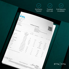 One gram creatine per gummy ensures consistent dosing with Etta Vita