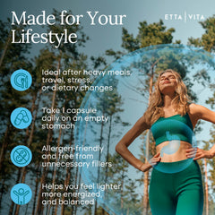 Etta Vita Potent Lumbrokinase packaging set displayed for daily health routines.