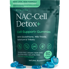 Etta Vita NAC Gummies bottle-front display highlighting sugar-free daily support.