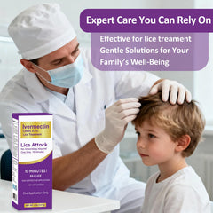 Rinse with water after Etzion lice lotion treatment.