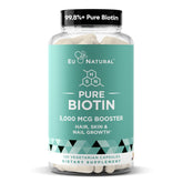 Eu Natural Biotin 5000 mcg bottle for daily use to support hair and nails