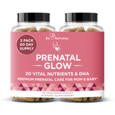 Eu Natural Glow Prenatal bottle front for easy daily support