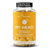 Eu Natural My Head bottle with capsules for daily head support and focus.