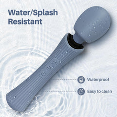 EUOTHY massager in a dove blue waterproof shell ready for post-workout relief and cleaning.
