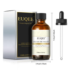 EUQEE fragrance dropper cap enabling accurate amounts during blending.