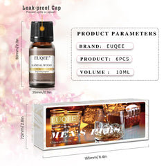 EUQEE Honeyed Haze fragrance oil 10ml, smooth warm notes for everyday aroma.
