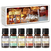 EUQEE Leather fragrance oil bottle 10ml for men, ideal for confident scent layering.