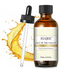 EUQEE Lily Valley fragrance bottle for precise dosing in diffusers and DIY projects.