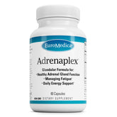 EuroMedica Adrenaplex bottle front view emphasizing adrenal support packaging