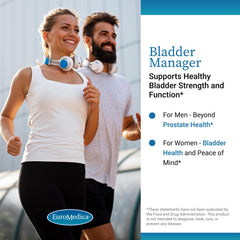 EuroMedica Bladder Manager capsules featuring Angelica leaf extract for natural bladder support.