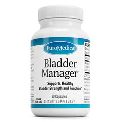 EuroMedica Bladder Manager bottle for daily bladder support and convenient use.
