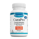 EuroMedica CuraPro bottle front highlighting branding for reliable daily antioxidant support.